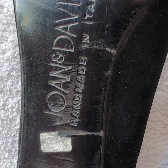 Black, Formal, Suede Evening Shoes by Joan & David Couture - Picture 8 of 8